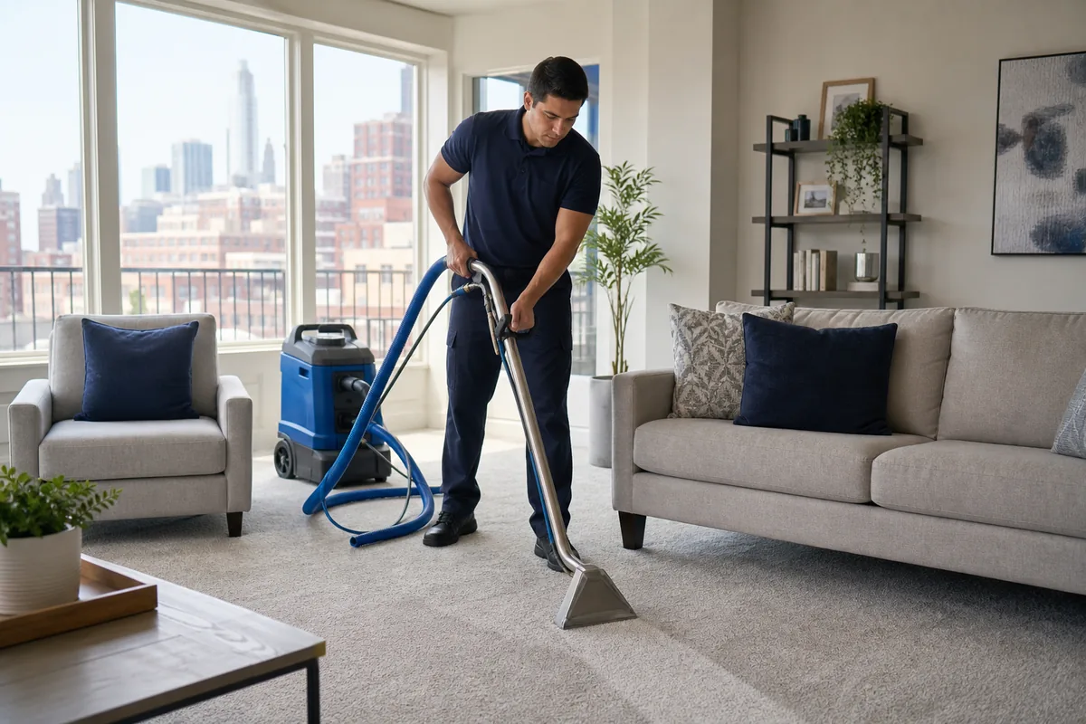 Finished request a hammond carpet cleaning quote area in a Hammond home