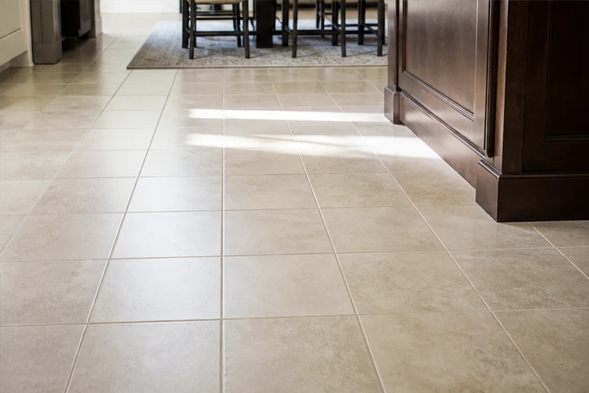 Finished tile & grout cleaning in crown point, indiana area in a Crown Point home