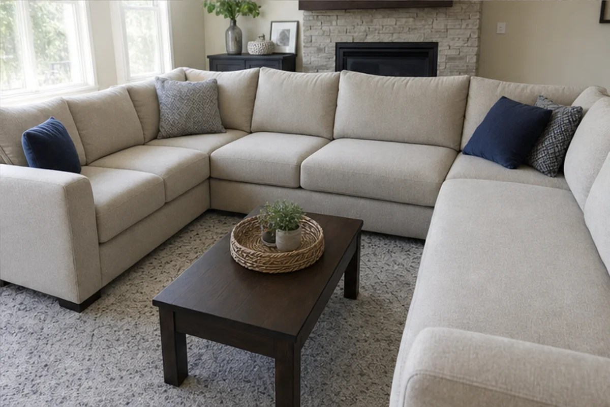 Finished upholstery cleaning in munster, indiana area in a Munster home